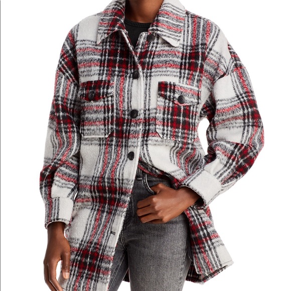 Bagatelle plaid shirt jacket (Shacket) - Picture 2 of 7